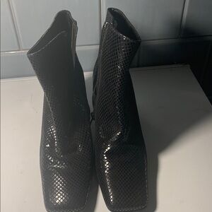 Via Spiga Black Ankle Boots